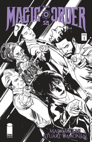 MAGIC ORDER 2 #1 (of 6) Cover B IMMONEN B&W (MR)