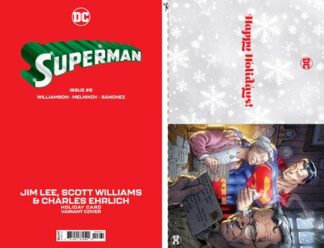 SUPERMAN #08 Cover D JIM LEE DC HOLIDAY CARD SPECIAL EDITION