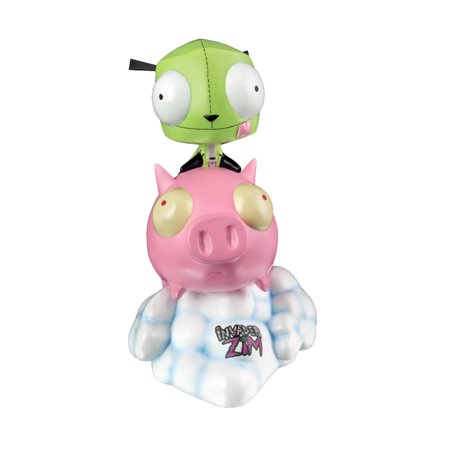 INVADER ZIM - GIR ON PIG Statue - Impact Comics