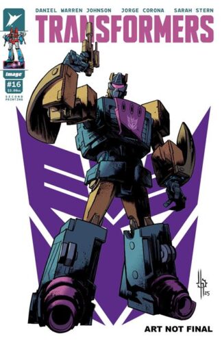 TRANSFORMERS #16 2nd Printing Cover A JASON HOWARD DECEPTICON Cover