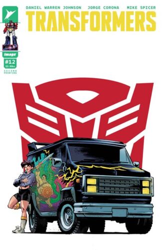 TRANSFORMERS #12 2nd Printing Cover B JASON HOWARD AUTOBOT