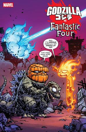 GODZILLA vs FANTASTIC FOUR #1 Variant SKOTTIE YOUNG Cover