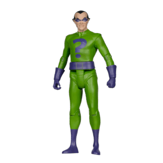 DC Super Friends RIDDLER (Chase/Platinum ver) 6" Retro Action Figure