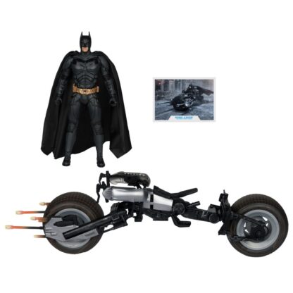 DC Multiverse BATMAN DARK KNIGHT Batpod w/ Batman Action Figure Set - Image 2