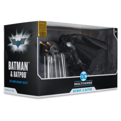 DC Multiverse BATMAN DARK KNIGHT Batpod w/ Batman Action Figure Set - Image 4