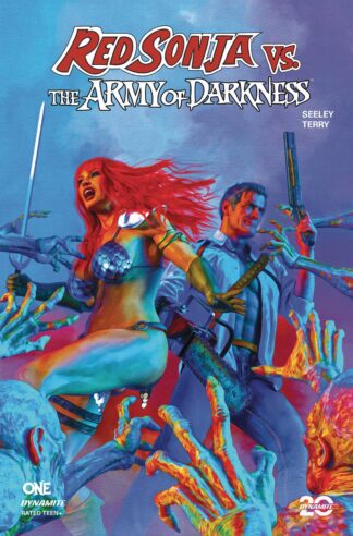 RED SONJA vs AOD #1 Variant SPEARS FOIL Cover