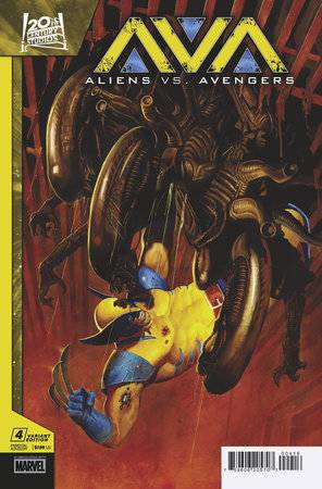 ALIENS vs AVENGERS #4 Variant1:25 EM GIST Cover
