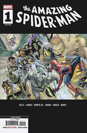 AMAZING SPIDER-MAN #1 2nd Printing Cover LARRAZ