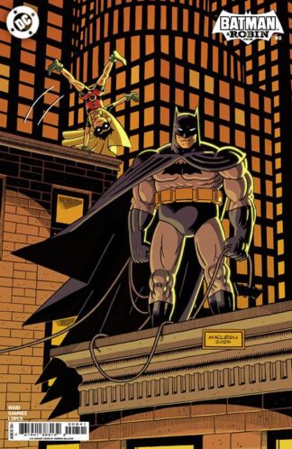 BATMAN & ROBIN YEAR ONE #8 (of 12) Variant 1:25 ANDREW MACLEAN CARD STOCK Cover