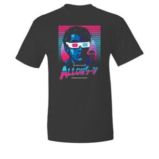 DOCTOR WHO Neon 80s Allons-Y T-Shirt M