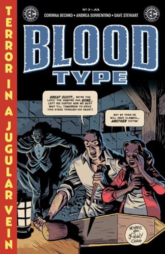 EC BLOOD TYPE #2 (of 4) Variant 1:10 ALBERT MONTEYS EC HOMAGE Cover
