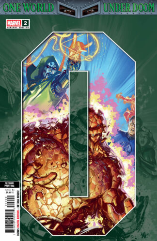 ONE WORLD UNDER DOOM #2 2nd Printing Cover HARVEY