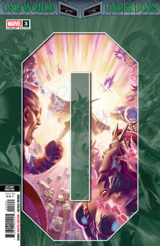 ONE WORLD UNDER DOOM #3 2nd Printing Cover HARVEY