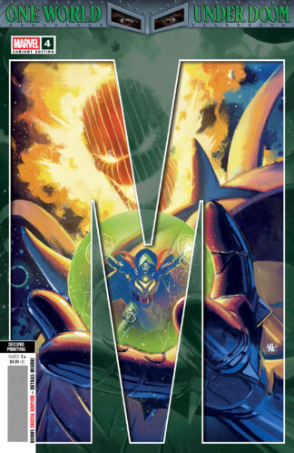 ONE WORLD UNDER DOOM #4 2nd Printing Cover HARVEY