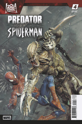PREDATOR VS SPIDER-MAN #4 Variant 1:25 BJORN BARENDS Cover