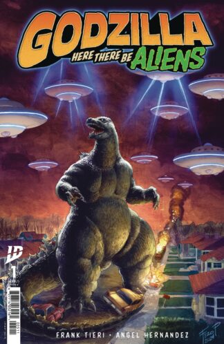 GODZILLA Here There Be Aliens #1 Cover A PE