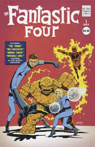 FANTASTIC FOUR #01 Variant LEONARDO ROMERO RETROVISION Cover [2025]
