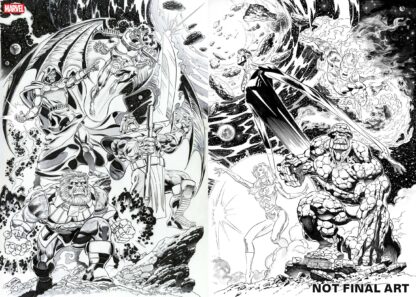 FANTASTIC FOUR #01 Variant 1:25 CLAUDIO CASTELLINI WRAPAROUND Cover [2025]